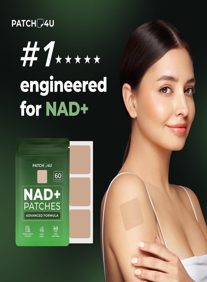 PATCH4U NAD Patches for Women & Men | NAD+ Patch for Energy & Healthy Aging | with CoQ10 & Nicotinamide | 60 Day Supply - Image 2